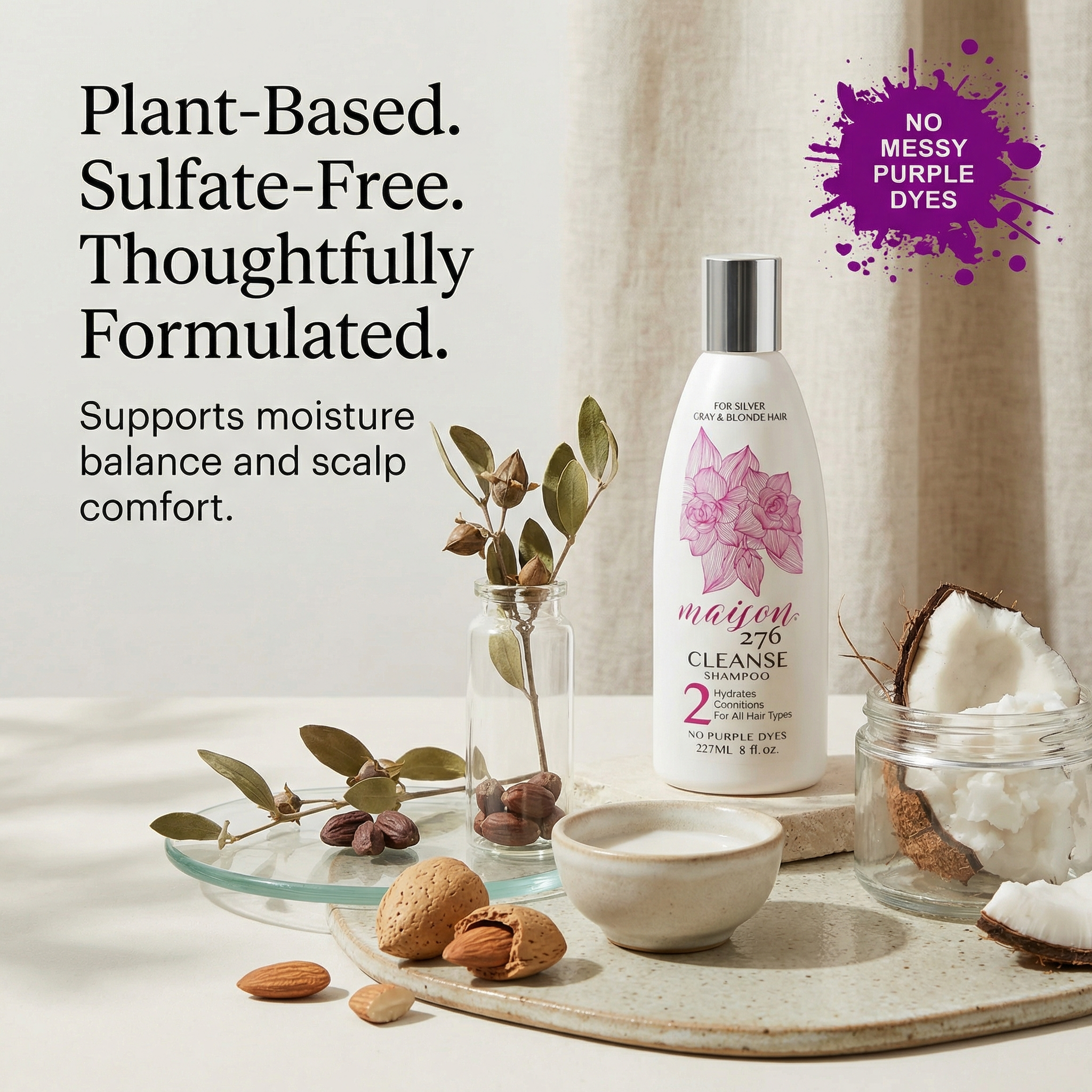 HYDRATE Shampoo | Shampoo For Gray Hair | Maison 276