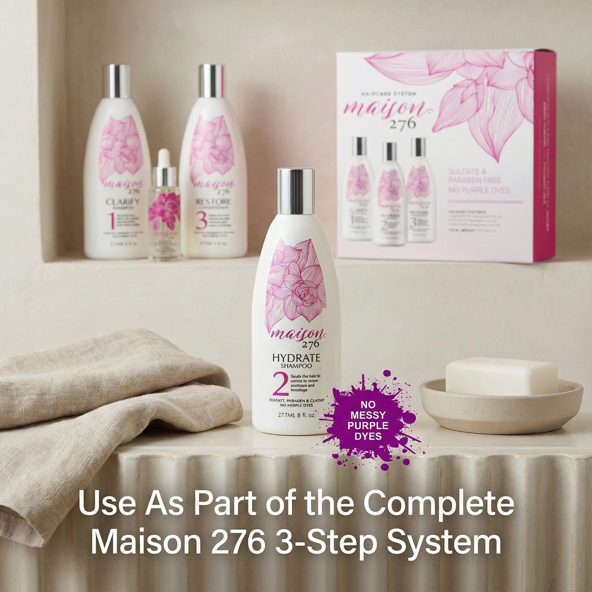 HYDRATE Shampoo | Shampoo For Gray Hair | Maison 276