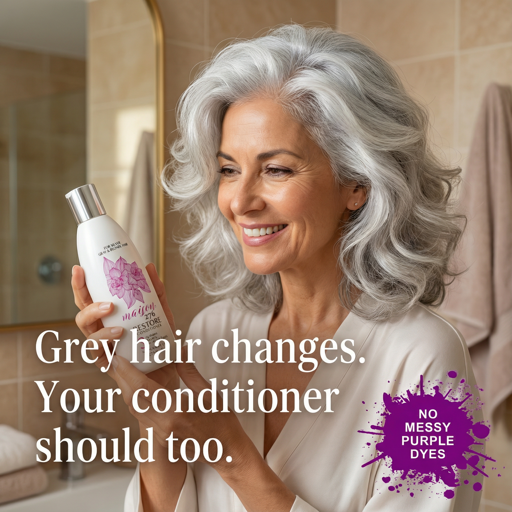RESTORE Conditioner for Gray Hair | Sulfate-Free | Maison 276