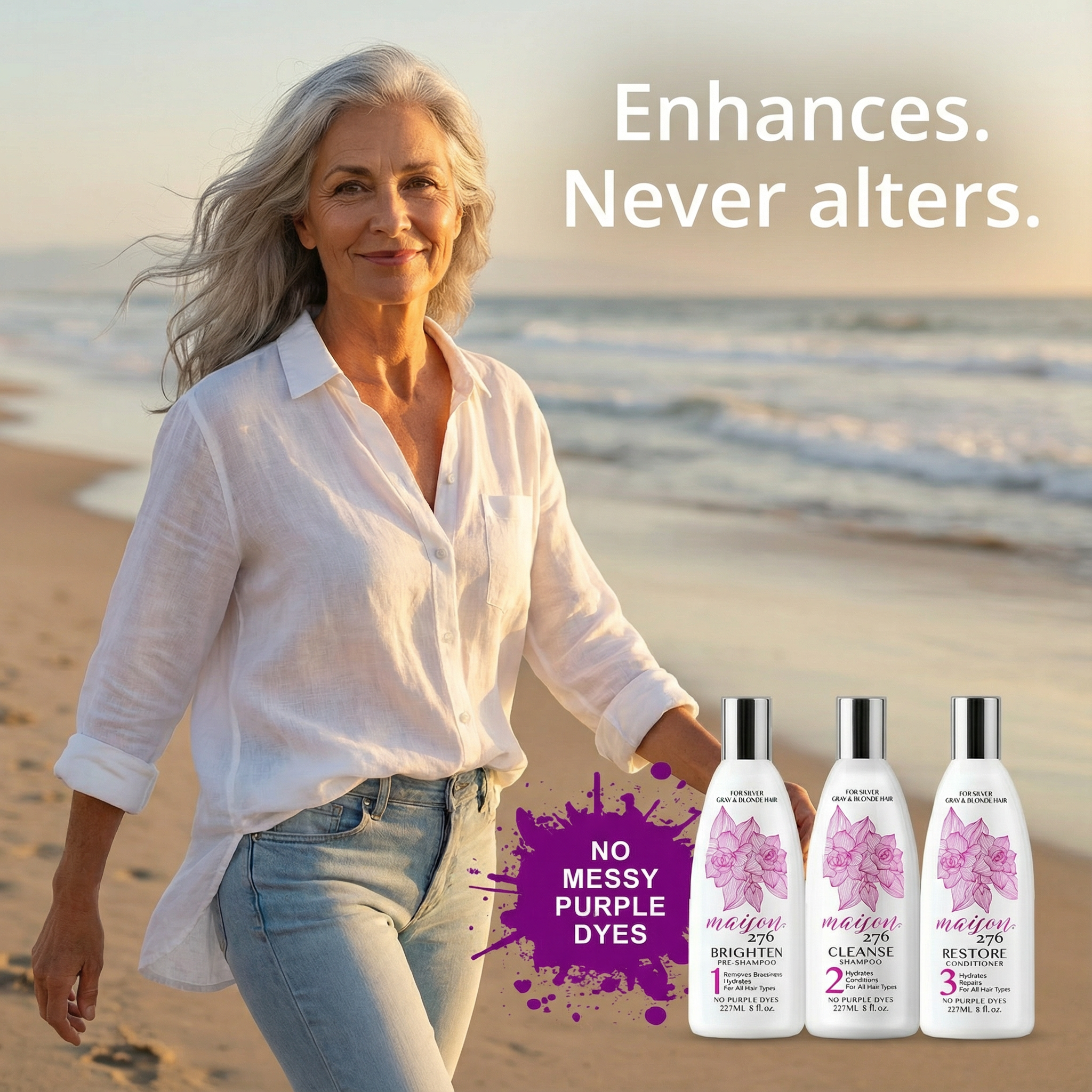 RESTORE Conditioner for Gray Hair | Sulfate-Free | Maison 276