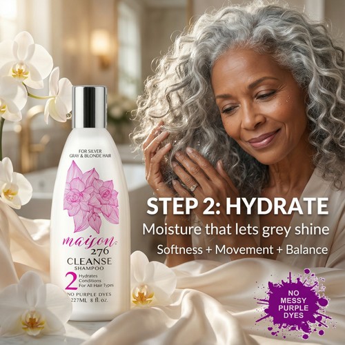 3-Step System | Brighten & Soften Gray Hair | Maison 276